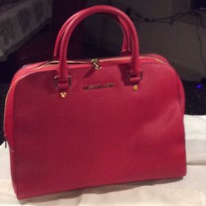 NWOT Red  Michael Kors purse
